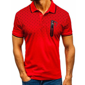 Polo de manga corta para hombre, camiseta lisa, blusa informal de Golf para verano, nuevo estilo - Product Image 5