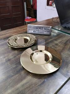 Paten modelo de latón y acero pulido, suministros de iglesia de metal, artesanías de metal de estilo religioso - Product Image 2