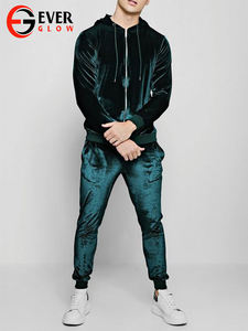 ชุดกีฬาผ้าฝ้ายแบบสั่งตัด,ชุดวอร์มสำหรับผู้ชายเข้ารูปปรับแต่งโลโก้ได้ตามต้องการ - Product Image 3