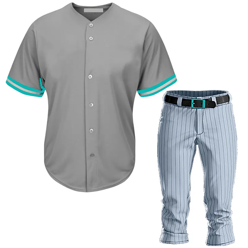 Uniforme de béisbol para hombres y jóvenes, superventas, sublimado