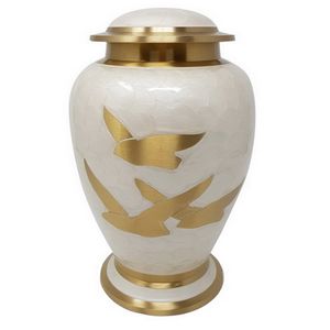 Urna de cremación de Metal para adultos, urna de cremación funeraria hecha a mano de alta calidad, acentos para el hogar Axiom, superventas - Product Image 5