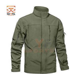Chaquetas deportivas personalizadas para hombre, abrigos térmicos impermeables de concha suave para acampada al aire libre - Product Image 5