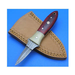 พรีเมี่ยมที่มีคุณภาพสูง Shucking มีดอาหารทะเลเครื่องมือจับไม้หอยนางรม Shucking มีดที่มีหนังเปลือก - Product Image 1