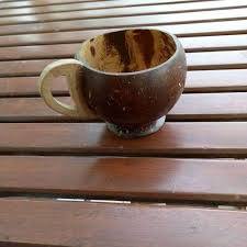 Gobelet à vin en noix de coco du Vietnam / Gobelet en bois de noix de coco / Gobelet en coque de noix de coco en gros avec support - Product Image 3