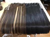 Échantillons gratuits, paquets de cheveux vierges, prix d'usine, vrais cheveux naturels, lisses, bruts, en vrac, cheveux humains crus