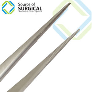 คีมหนีบปลายแหลมเครื่องมือผ่าตัดด้วยมือทำจากสแตนเลส - Product Image 3