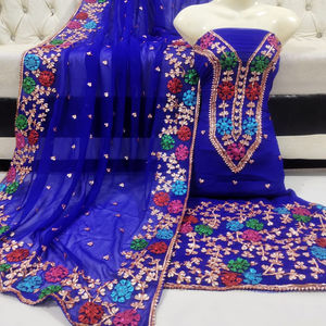2021-2022 impresionante calidad hecha a mano pakistaní indio Gotta y Paka Tanka trajes algodón Salwar Kameez - Product Image 1
