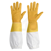 Großhandelspreis Imker Anti-Stich-Handschuhe - Langlebiges Leder Mikrofaser Anpassbare Größen Farben für Unisex