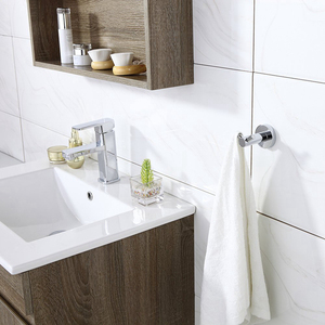 Heavy Duty <span class=keywords><strong>Chrome</strong></span> Khăn Tắm Móc Đôi Prong Tường Robe <span class=keywords><strong>Hook</strong></span> Coat Hanger Cho Phòng Tắm 304 Thép Không Gỉ Shining Quần Áo Móc - Product Image 6