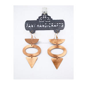 2020 Allemagne creux plaqué or grandes boucles d'oreilles perlées colorées bijoux de bien-être longue goutte balancent crochet boucles d'oreilles boucles d'oreilles pétale de Rose - Product Image 3