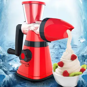 Melhor atacado de Alta Qualidade Profissional Casa Manual De Frutas Congeladas Ice Cream Maker