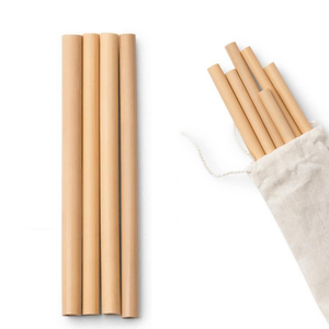 Pajitas de bambú no tóxicas Estilo tradicional ecológico Tan caliente en 2021 Hecho a mano Vietnam Regalo único - Product Image 6