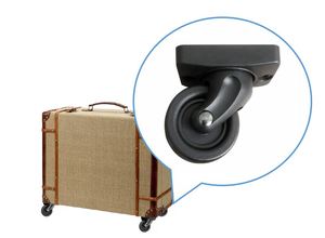 Ruedas universales de rodamiento de bolas de PU de 360 grados Yeou Cherng D58 50mm 25kg de capacidad para equipaje maleta reemplazos de ruedas - Product Image 5