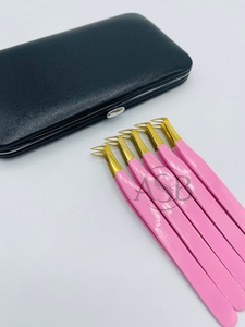 แหนบขนตาสแตนเลสแบบมืออาชีพปลายแหลมเครื่องมือความงามที่ใช้ทดสอบอย่างยั่งยืนแหนบขนตาสำหรับบูต - Product Image 4