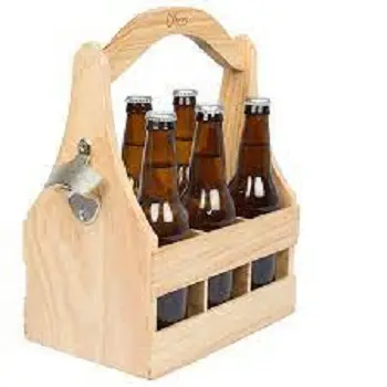 Portabottiglie da BAR per birra di alta qualità portabottiglie da vino IN legno fantasia sei IN portabottiglie portabottiglie decorativo portabottiglie per birra