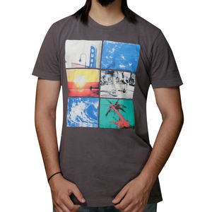 T-Shirt en coton, personnalisé, de haute qualité, avec impression graphique pour hommes - Product Image 1