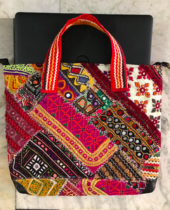 Banjara-bolsas de tela hechas a mano para ordenador portátil, venta al por mayor - Product Image 4