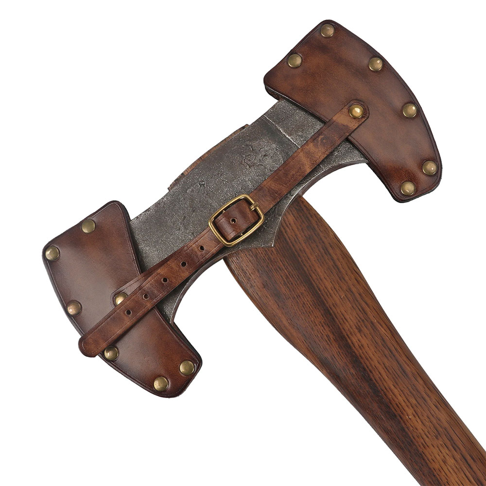 Высококачественный ручной Кованый новый топор викингов из дамасской стали, 14 дюймов, деревянная ручка