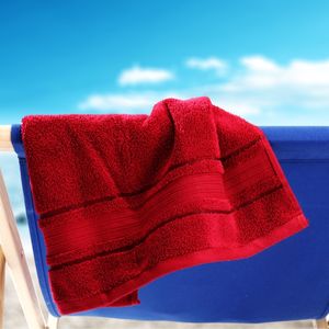 Serviette de plage de couleur unie 100% coton dernier style Serviettes de plage de luxe pour une utilisation sur la plage au prix le plus bas - Product Image 4