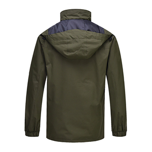OEM 100% polyamide hoodie waterproof running soft shell jacket for man - Product Image 2