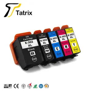 Tatrix 302 302XL T302 T302XL Premium Color Compatible Printer Inkjet Ink Cartridge for Epson XP-6000 XP-6100