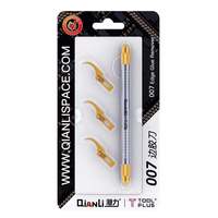 Couteau scalpel Qianli 007 008 009 pour démontage de CPU, dissolvant de colle, couteau à décoller avec jeu de lames, grattoir de nettoyage de colle pour carte mère et puce BGA
