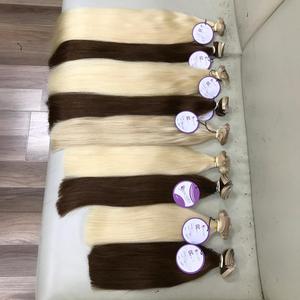 Cinta de color liso para extensiones de cabello humano, venta al por mayor - Product Image 5