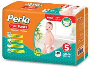Maxi No.4 PERLA Respirant 3D Protection Anti-Fuites Surface Sèche Absorption Tissu Non-Tissé Couches Culottes Bébé - Product Image 2