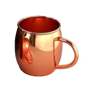 100% solide martelé métal bière boire moscou Mule cuivre tasse durable qualité cuivre serveur d'eau tasse pour la maison hôtel usage - Product Image 1