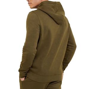 Sudaderas de Punto Bordadas Impermeables y Antiencogimiento de Buena Calidad, Color Caqui, con Bolsillo Delantero y Sin Etiquetas - Product Image 4