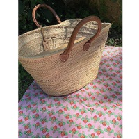 Couverture de pique-nique en coton biologique, grande taille, confortable, certifié 100%, pour les voyages en plein air