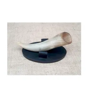 Decorative Mounted Natural Buffalo Horn and Polished ox horn pure natural horns crafts home and tableware for sale