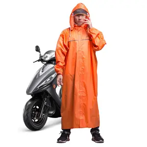 Macaron color fair rain pvc coating surface polyester vinyl raincoat