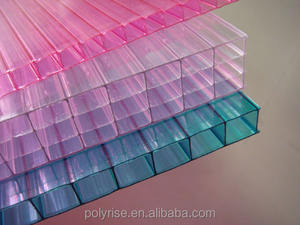 Feuilles de polycarbonate cellulaires <span class=keywords><strong>Polyrise</strong></span>, revêtement UV, matières premières, prix bas - Product Image 5