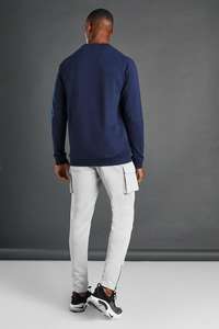 Sudadera con cuello redondo para hombre, ropa deportiva masculina con logotipo personalizado OEM, producto de Huzaifa, funciona con aplicación en efectivo y PayPal - Product Image 2