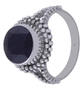 New Design 925 Sterling Silver <b>Black</b> <b>Onyx</b> Gemstone <b>Ring</b> Handmade Fancy Silver Jewelry Eternity Vermeil <b>Rings</b> Supplier - Product Image 4