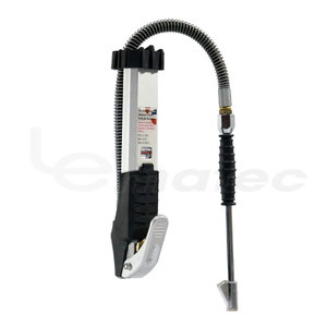 เครื่องเติมลมยางแบบพกพา LEMATEC 0-150PSI ตัวเครื่องอะลูมิเนียมหล่อขึ้นรูป พร้อมเกจวัดแรงดันสำหรับยานพาหนะ - Product Image 6