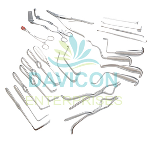 Maxillocare-ensemble complet d'instruments de chirurgie faciale, testés par CE, 22 pièces - Product Image 3
