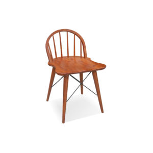 Longan-Silla de comedor de madera sólida, asiento de escritorio lateral para oficina, diseño simple clásico natural, OEM, personalizada, para hotel y casa, venta al por mayor - Product Image 1