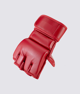 ถุงมือต่อสู้ MMA แบบยูนิเซ็กซ์ สำหรับการแข่งขันระดับมืออาชีพ ใช้งานกลางแจ้ง สีสั่งทำได้ หนังคุณภาพสูง ดีไซน์แบบครึ่งนิ้ว/ไร้นิ้ว - Product Image 2