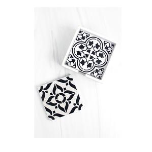 Ensemble de sous-verres en os incrusté de style classique tendance, écologique, personnalisé, pour thé, jus, café ou vin - Product Image 6