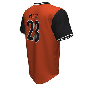 Unisexe 100% Polyester Chemise de baseball imprimée personnalisée Maillot de baseball Maillot de baseball pour hommes Dye Sublimation Maillot de baseball bon marché - Product Image 5