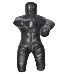 Inflatable <b>Boxing</b> <b>Dummy</b> Yellow Black Martial Arts Training Equipment Durable Grappling <b>Dummy</b> For Punching Practice Unisex - Product Image 2