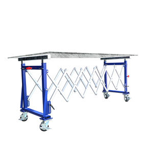 TABLE de travail pliable en acier inoxydable, simple AUSAVINA QLI - Product Image 1