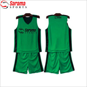Uniformes réversibles de basket-ball de sublimation de maillot de basket-ball des hommes d'été de dégradé coloré, - Product Image 1