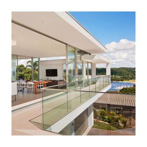 Adorehouse — <span class=keywords><strong>clôture</strong></span> moderne en <span class=keywords><strong>plexiglas</strong></span>, balustrade de <span class=keywords><strong>piscine</strong></span> en acier inoxydable, Design de balustrade en verre - Product Image 1