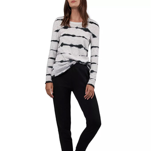 T-shirt OEM formel à manches longues, 100% coton, pour femmes - Product Image 4