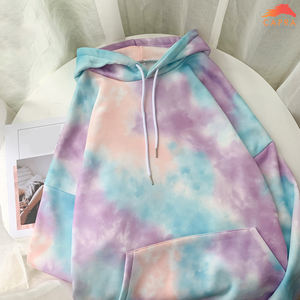 Sudadera con Capucha Tie Dye para Hombre con Efecto Marshmallow y Bordado Personalizado, con Logotipo Personalizado, Sudadera de Forro Polar de Alta Calidad para Invierno - Product Image 6