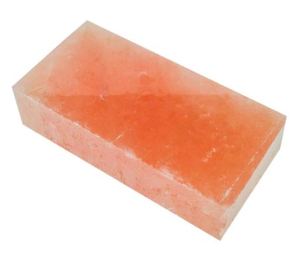 Himalayan Salt <b>Tile</b> Brick Block Polished <b>Corners</b> Negative Ionization Eco-Friendly Handmade Design <b>for</b> Feng Shui Air Purification - Product Image 3