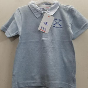 เสื้อโปโลเด็กชาย แบรนด์ดัง คุณภาพสูง แขนสั้น ผ้าฝ้าย กระดุมติดหน้า คอปกปิเก้ สินค้าสต็อกจากบังกลาเทศ - Product Image 1